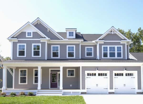 Photo of the front of the home for the Newport floorplan by Foxlane Homes