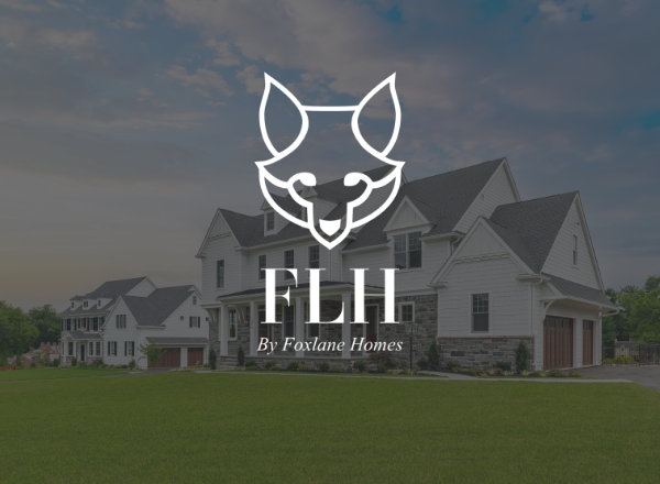 Featured image with an image of a home in the North Wayne neighborhood with the FLH by Foxlane Homes logo overlayed