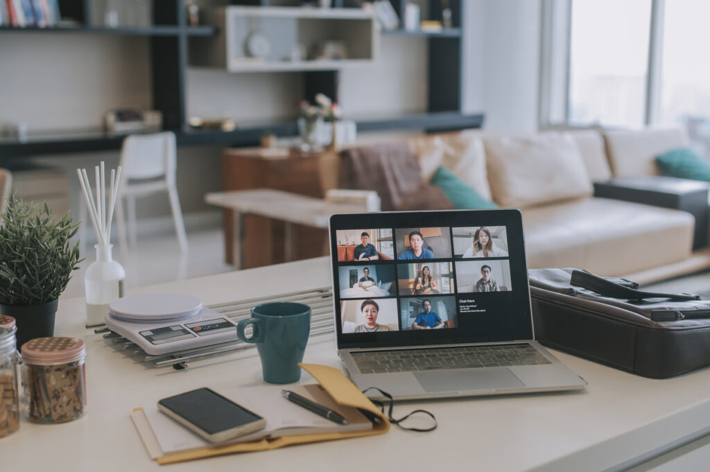 flexible space for working from home