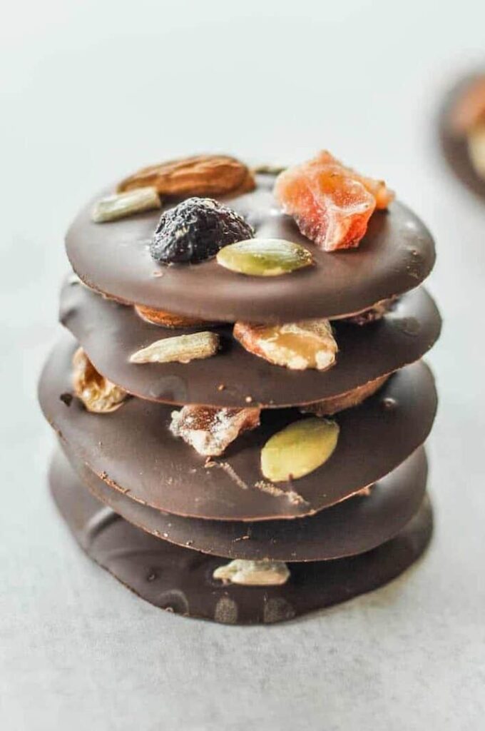 Fruit Nut Chocolate Bites