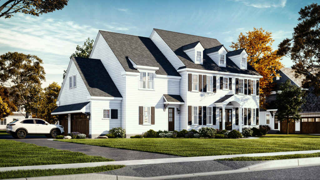 exterior of home in north wayne neighborhood