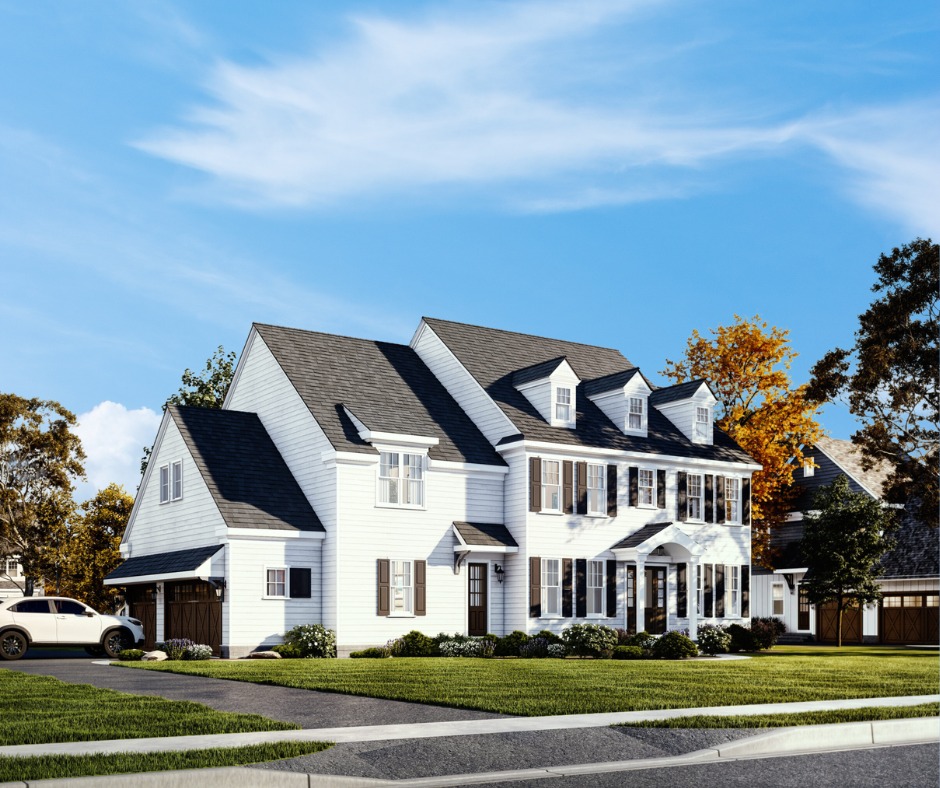 exterior of a new foxlane home