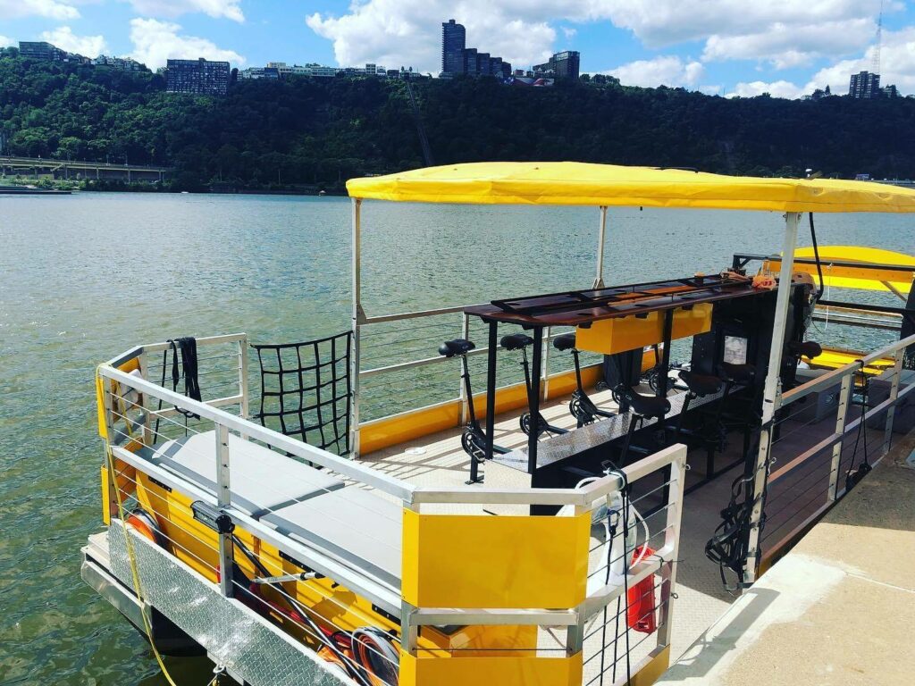 party pedal boat in pittsburgh