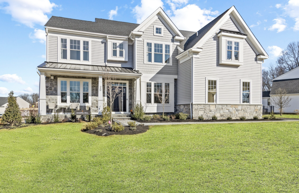 chapel hill model home exterior by foxlane
