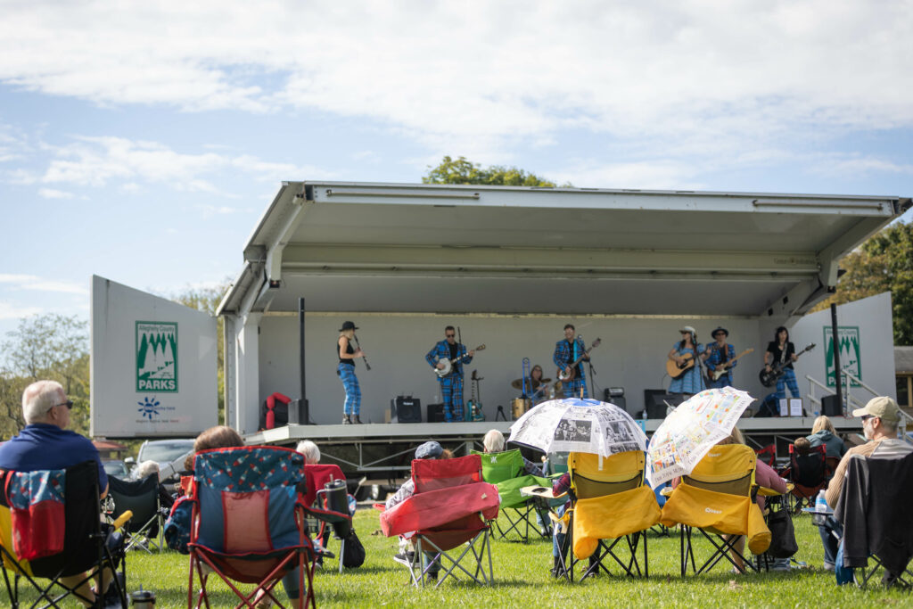 concertgoers at the Allegheny County Fall Concert Series 