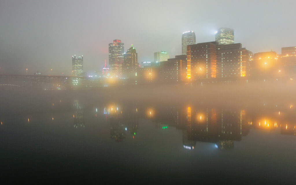 Foggy Night Pittsburgh