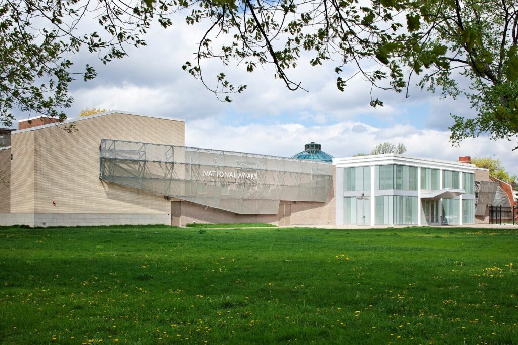 exterior of the national aviary