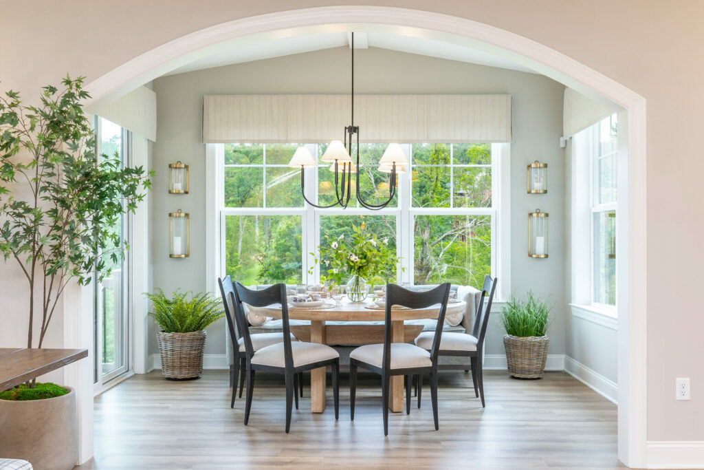 Foxlane model home dining room interior