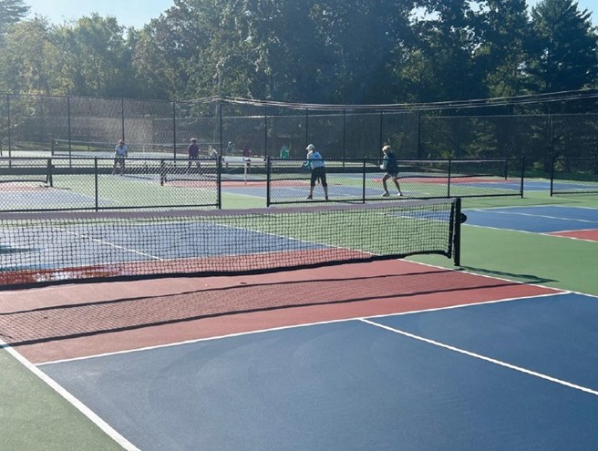 pickleball courts at branchwood park in philly