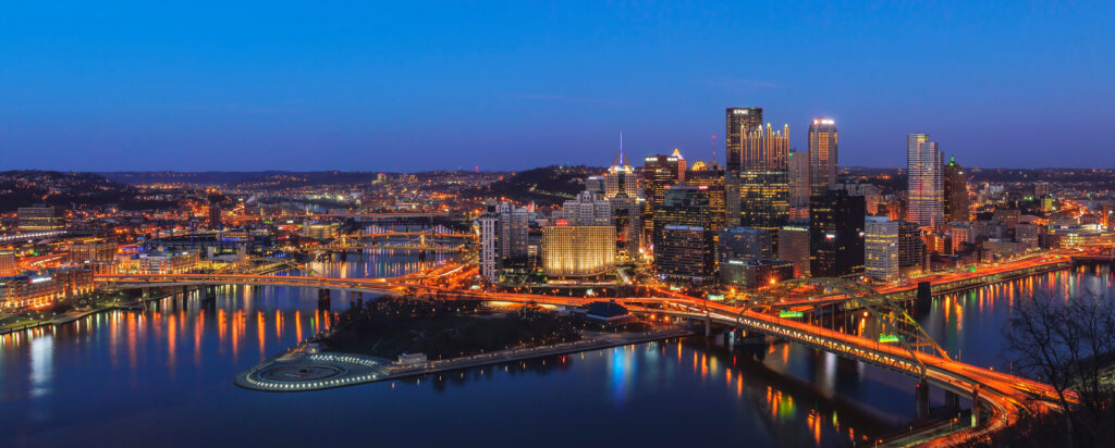 View of Downtown Pittsburgh from Mt. Washington