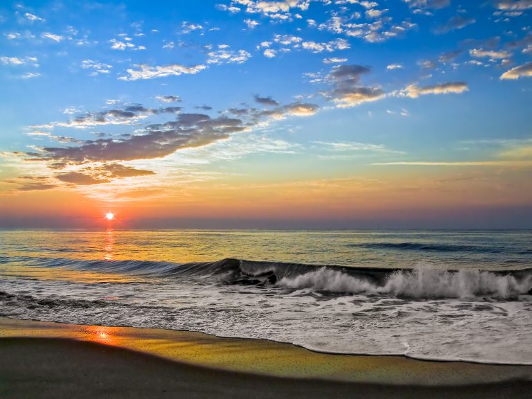 sunset at Fenwick Island State Park