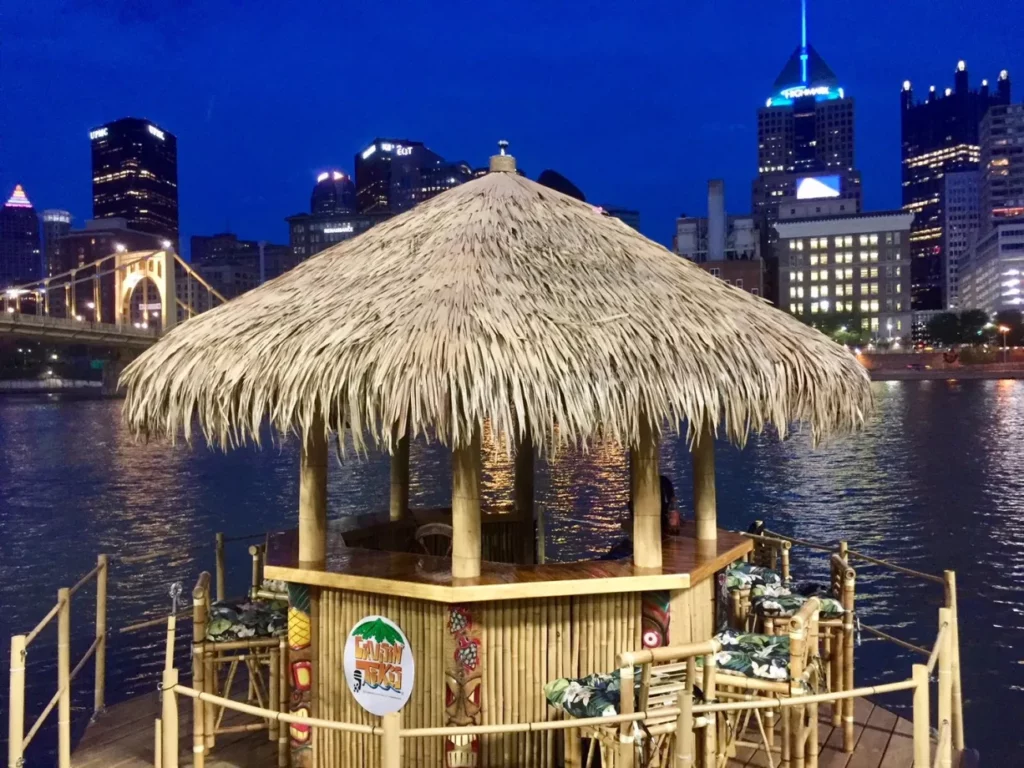 crusin' tiki boat in pittsburgh