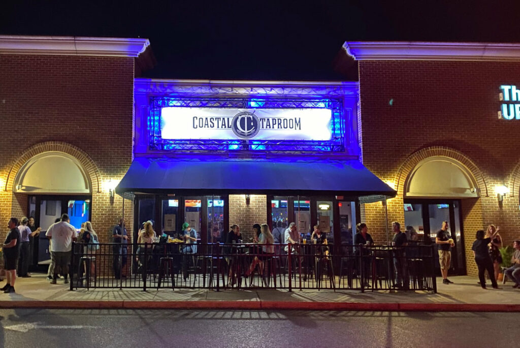 coastal taproom exterior, rehoboth beach