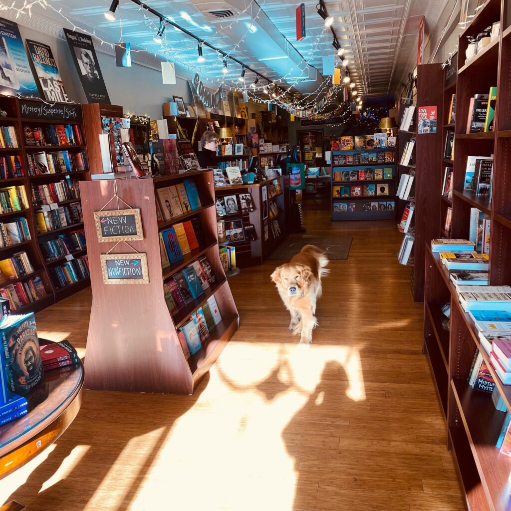 interior of the penguin bookshop in pittsburgh