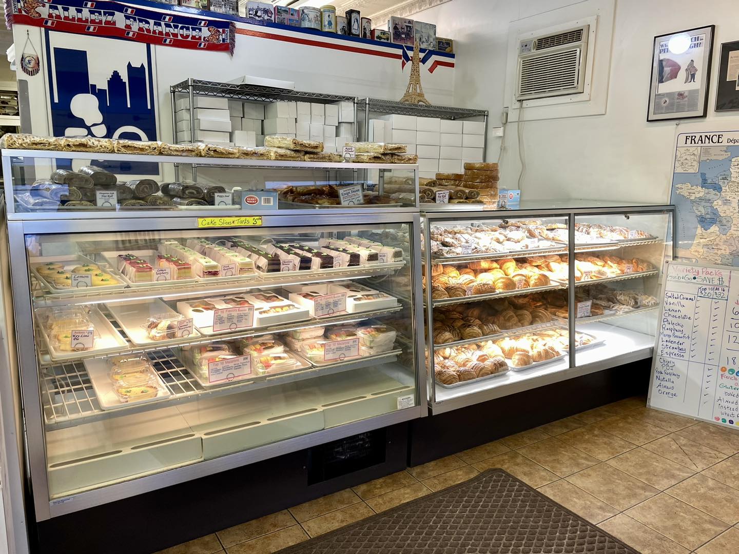 interior of jean-marc chatellier's french bakery in pittsburgh