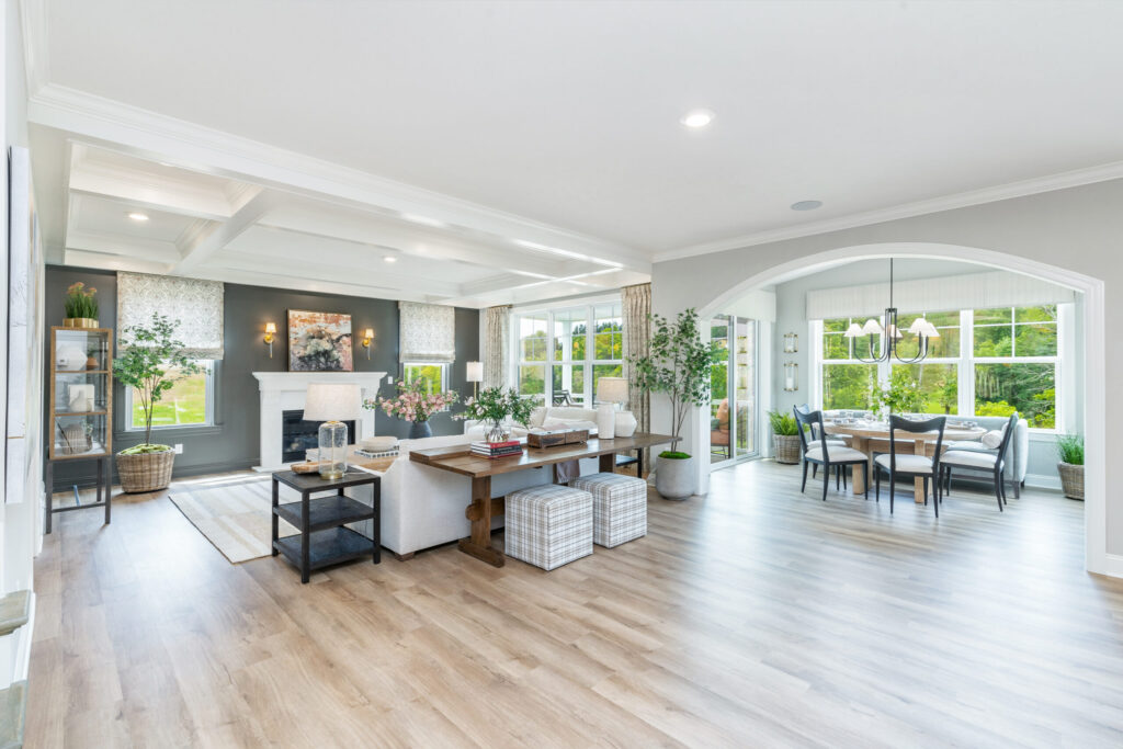 stonegate chestnut hill model home interior by foxlane homes