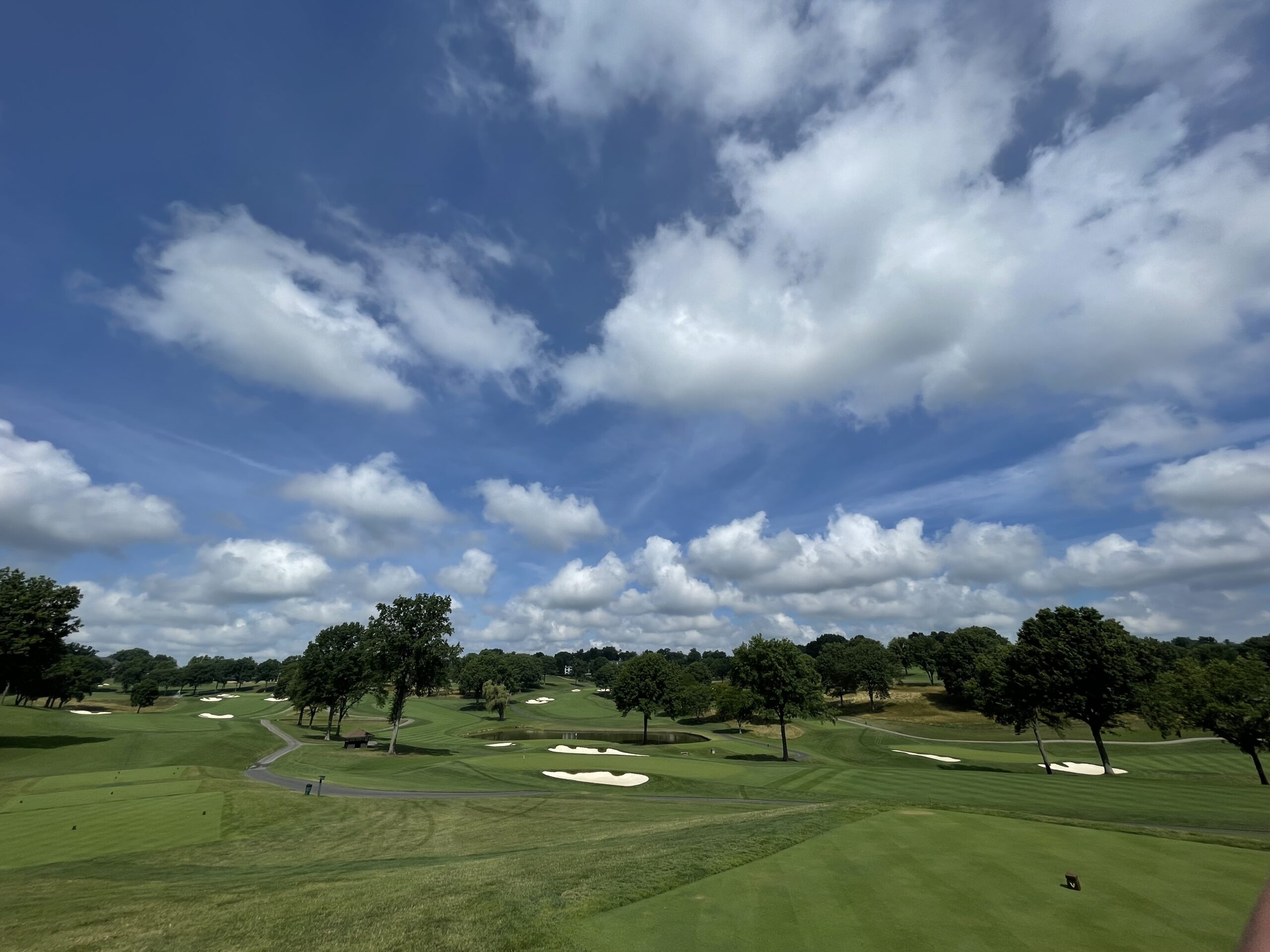 wide view of the st. clair golf course in pittsburgh